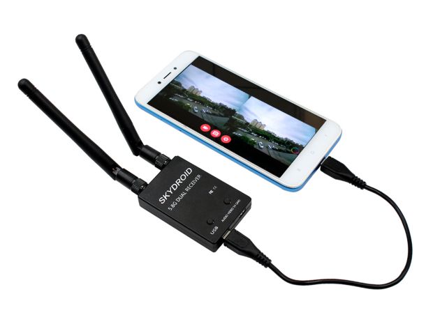 Відеоприймач Skydroid OTG Dual Antenna 5.8GHz для Android, Світлина 2