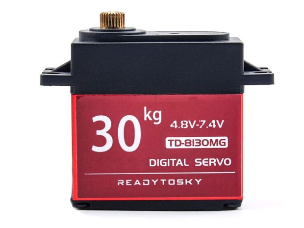 Сервомеханізм цифровий Readytosky TD-8130MG 56g/29.5kg/0.24sec (360°), Світлина 1