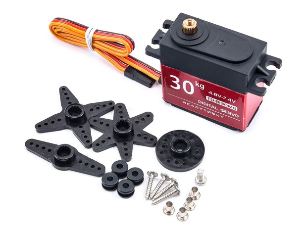 Сервомеханізм цифровий Readytosky TD-8130MG 56g/29.5kg/0.24sec (360°), Світлина 2