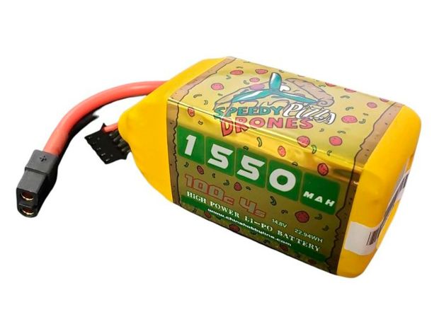 Акумулятор CNHL 1550mAh 4S 100C (Speedy Pizza Drones), Світлина 1