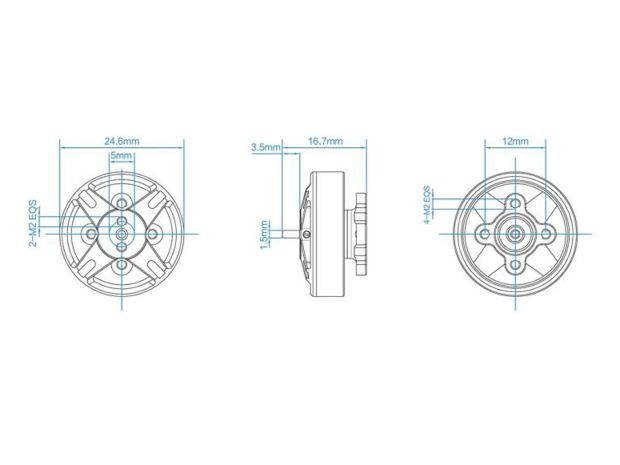 Двигун безколекторний GEPRC GR2004-2150kv, Світлина 4