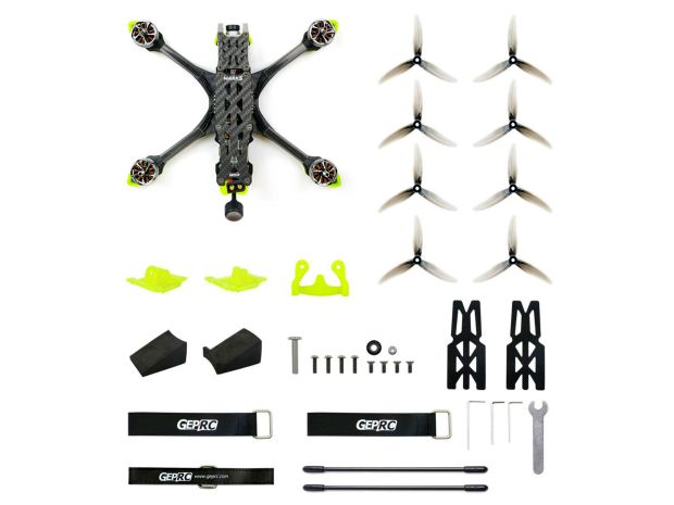 Квадрокоптер GEPRC MARK5 Freestyle 6S з цифровою відеосистемою Nebula Pro (PNP), Світлина 9