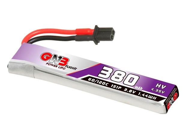 Акумулятор Gaoneng GNB HV A30 380mAh 1S 60C (з дротом), Світлина 1