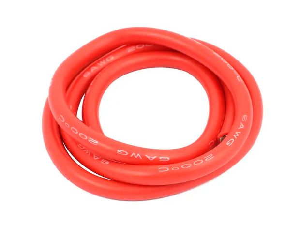 Дріт 6AWG 1м (червоний), Світлина 1