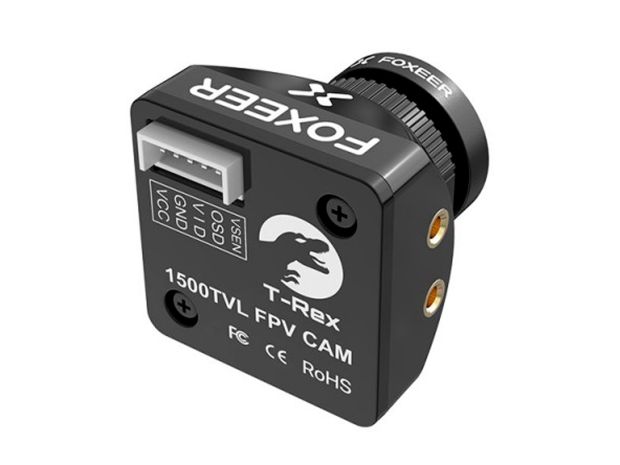 Камера Foxeer T Rex Mini FPV 1500TVL 1.7мм (чорна), Світлина 3
