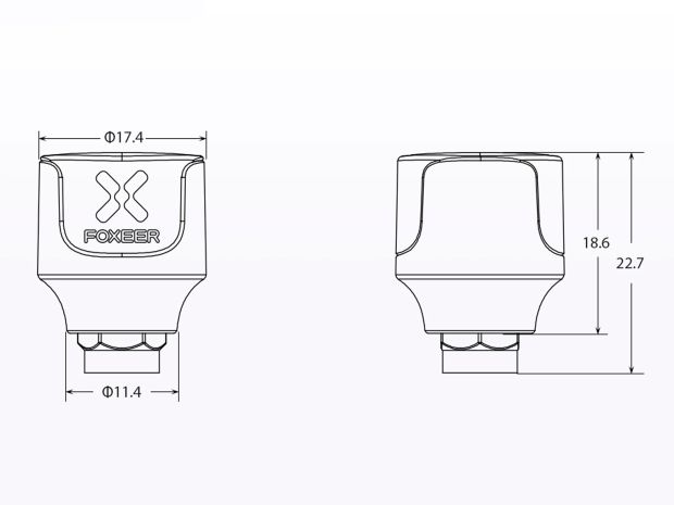 Антена Foxeer Lollipop 4 Stubby 5.8ГГц RP-SMA (LHCP) , Світлина 4