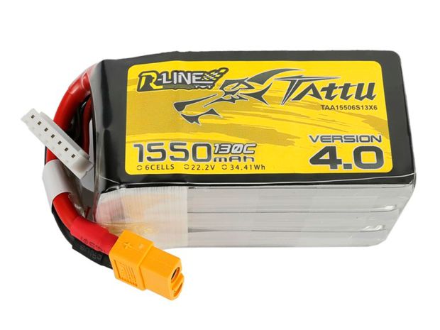 Акумулятор TATTU R-Line V4.0 1550mAh 6S 130C, Світлина 1