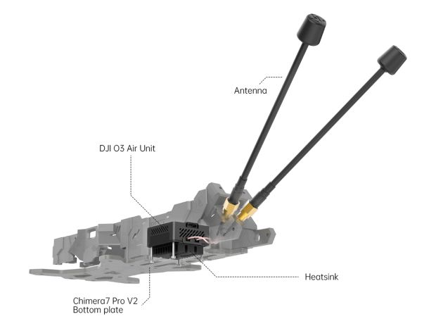 Рама для квадрокоптера iFlight Chimera7 Pro V2 FPV (327мм), Світлина 9