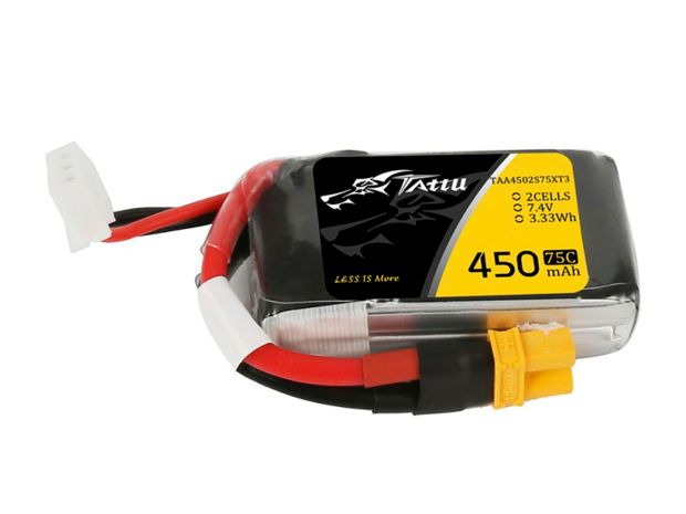 Акумулятор Gens Ace TATTU 450mAh 2S 75C , Світлина 1