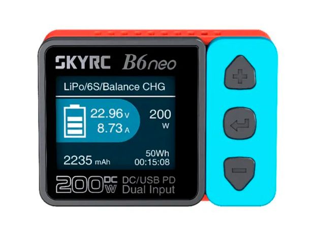 Зарядний пристрій SkyRC B6 Neo DC/PD 200W 10A (1-6S), Світлина 1