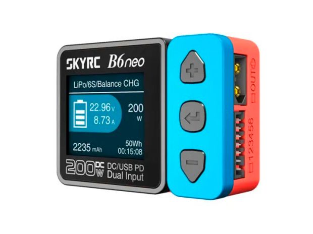 Зарядний пристрій SkyRC B6 Neo DC/PD 200W 10A (1-6S), Світлина 2