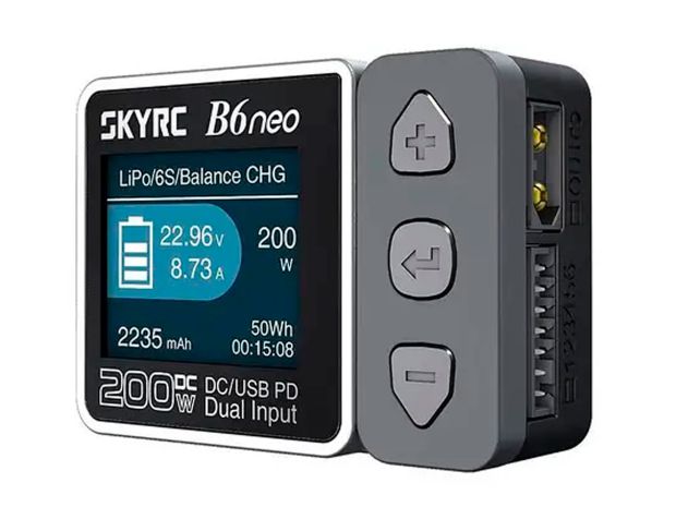 Зарядний пристрій SkyRC B6 Neo DC/PD 200W 10A (1-6S), Світлина 6