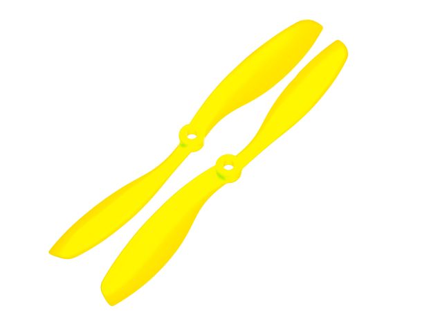 Пара пропелерів Gemfan ABS 9047 Yellow (CW+CCW), Світлина 1