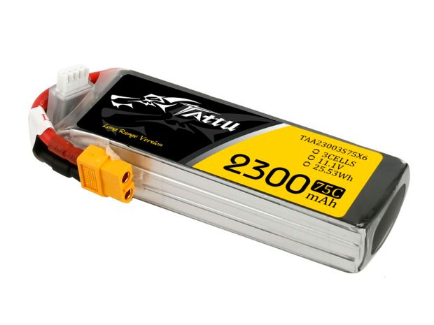 Акумулятор Gens Ace TATTU 2300mAh 3S 75C, Світлина 2