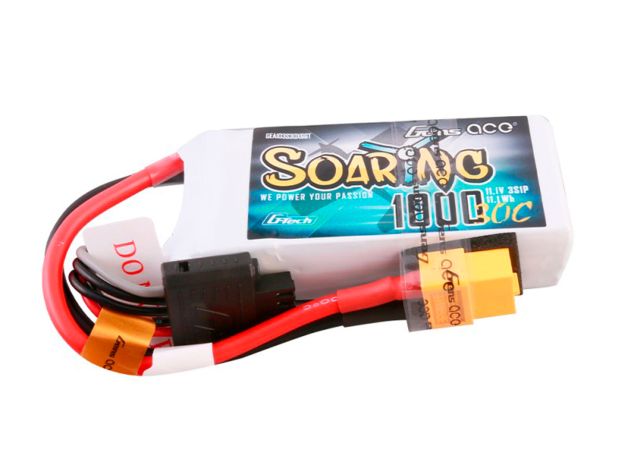 Акумулятор Gens Ace Soaring 1000mAh 3S 30C (G-Tech), Світлина 1