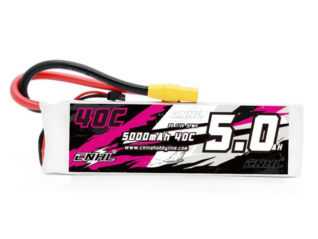 Акумулятор CNHL 5000mAh 2S 40C (G+ Plus Series), Світлина 1