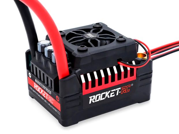Регулятор безколекторний Surpass Hobby Rocket V2 Supersonic 160A (XT90 x2), Світлина 1