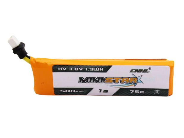 Акумулятор CNHL MiniStar HV 500mAh 1S 75C (BT2.0), Світлина 1