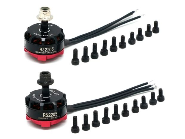 Пара безколекторних двигунів MiToot RS2205-2300kv (CW+CCW), Світлина 3