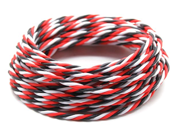 Сплетений дріт для сервомеханізмів 22AWG (1м), Світлина 1