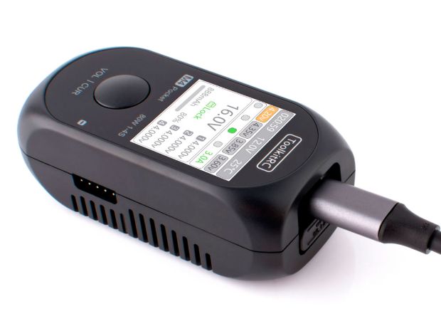 Зарядний пристрій ToolkitRC M4 Pocket 80W 5A (XT30/XT60), Світлина 6
