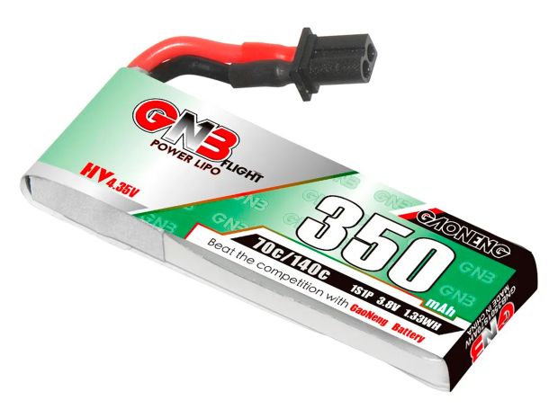 Акумулятор Gaoneng GNB HV A30 350mAh 1S 70C (з дротом), Світлина 1