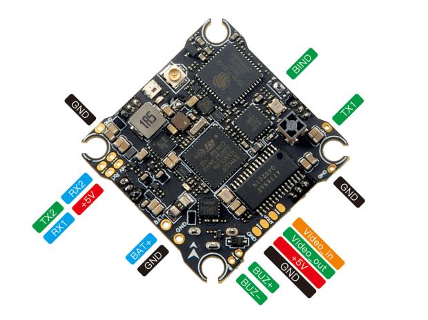 Квадрокоптер Happymodel Mobula8 UART Whoop 2S (ELRS 2.4ГГц), Світлина 5