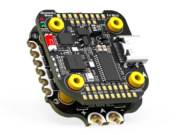 SpeedyBee F405 Mini (польотний контролер F4 + регулятор 4в1 35A), Світлина 2