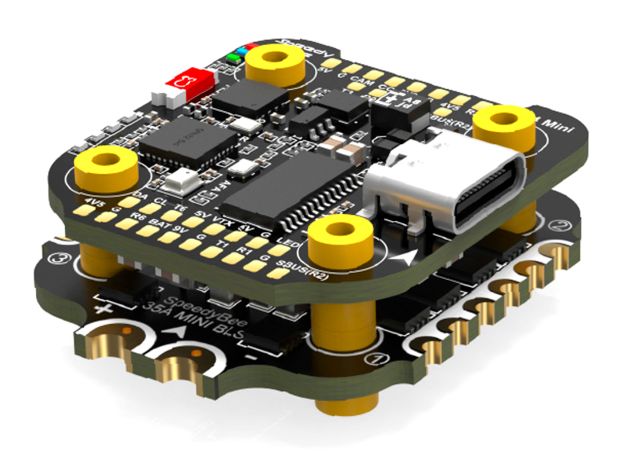 SpeedyBee F405 Mini (польотний контролер F4 + регулятор 4в1 35A), Світлина 3