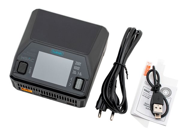 Зарядний пристрій ToolkitRC M8AC AC200W/DC600W 20A, Світлина 5