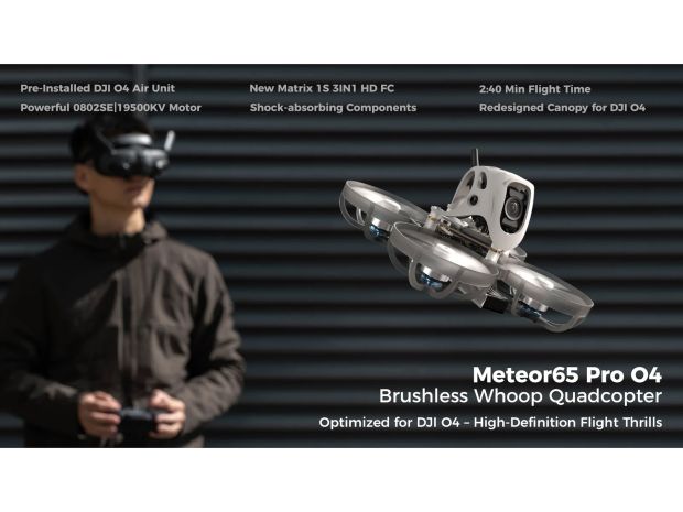 Квадрокоптер Meteor65 Pro з відеосистемою DJI O4 (ELRS 2.4ГГц), Світлина 6