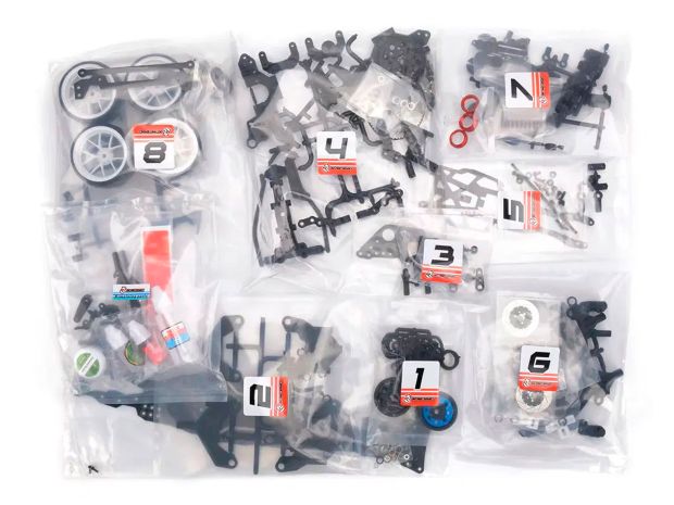 Комплект шасі для дрифту 3Racing Sakura D6 1/10 (KIT), Світлина 3
