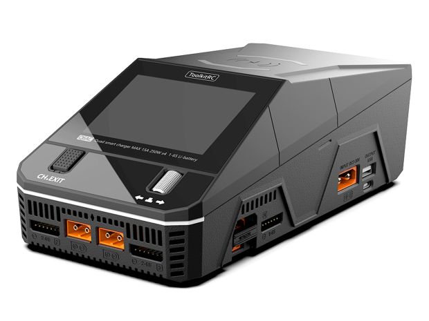 Зарядний пристрій ToolkitRC Q6AC AC400W/DC1000W 4x15A, Світлина 1