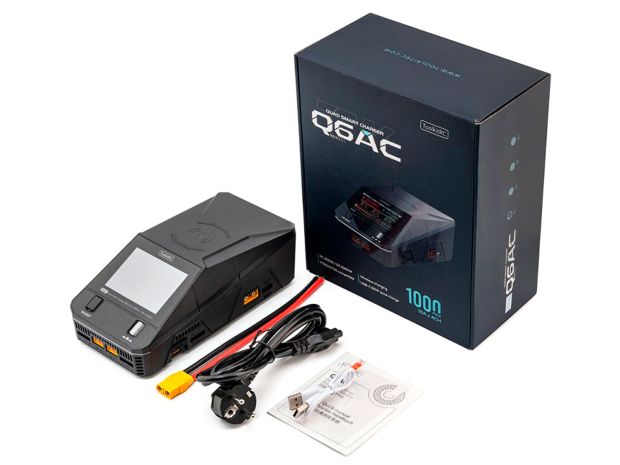 Зарядний пристрій ToolkitRC Q6AC AC400W/DC1000W 4x15A, Світлина 8