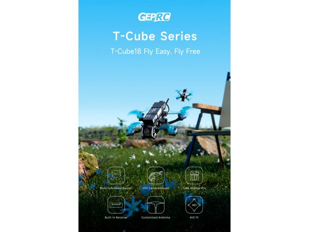 Квадрокоптер GEPRC T-Cube18 FPV 2S (ELRS 2.4ГГц), Світлина 7