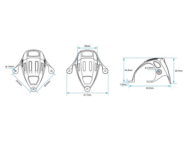 Канопа BetaFPV для DJI O4 Air Unit (Black), Світлина 4