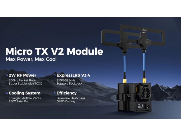 Передавальний модуль BetaFPV Micro TX V2 ELRS 2W (868MHz), Світлина 7