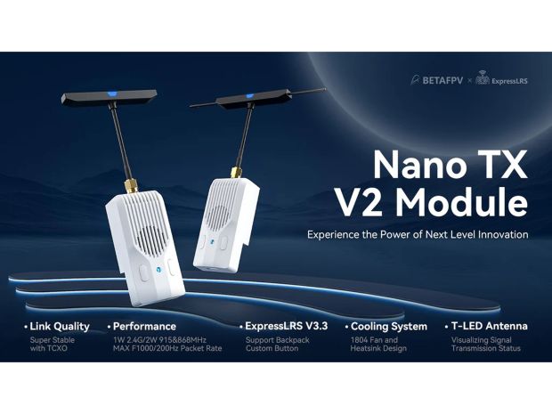 Передавальний модуль BetaFPV Nano TX V2 ELRS 2W (868MHz), Світлина 8