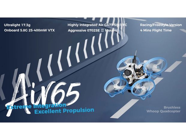 Квадрокоптер BetaFPV Air65 Racing (ELRS 2.4ГГц), Світлина 6