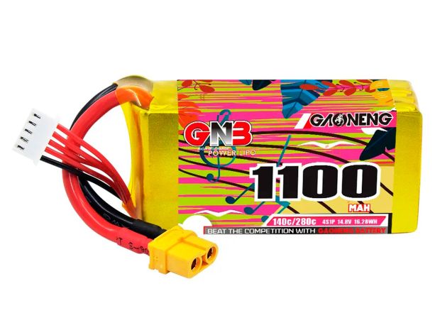 Акумулятор Gaoneng GNB 1100mAh 4S 140C, Світлина 1