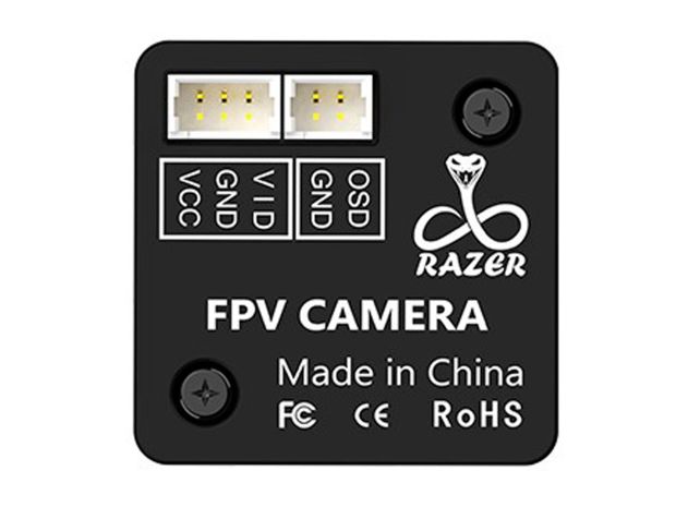 Камера Foxeer Razer Mini V3 FPV 1200TVL (чорна), Світлина 3