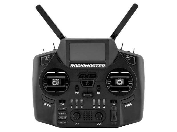 Радіоапаратура RadioMaster GX12 Dual-Band Gem-X ELRS (2.4ГГц/900МГц), Світлина 1