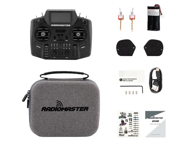 Радіоапаратура RadioMaster GX12 Dual-Band Gem-X ELRS (2.4ГГц/900МГц), Світлина 6