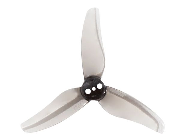 Набір пропелерів Gemfan Hurricane 2512-3 Clear Gray 4 пари (вал 1.5мм), Світлина 1
