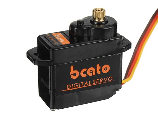 Сервомеханізм цифровий Bcato S08MD 12g/1.6kg/0.12sec (4.8В), Світлина 1