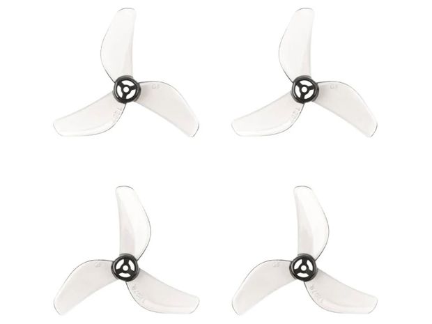 Комплект пропелерів BetaFPV Gemfan 1207 31мм Transparent Gray (вал 1.0мм), Світлина 1