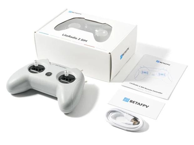 Авіасимулятор польотів BetaFPV LiteRadio 2 USB (Light Gray), Світлина 5