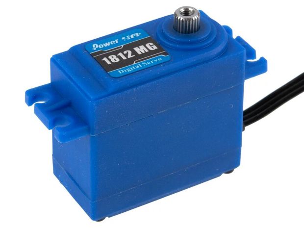Сервомеханізм цифровий вологозахищений Power HD 1812MG 56g/16kg/0.14sec (4.8В), Світлина 1