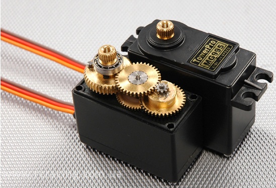 Сервомеханізм аналоговий TowerPro MG995 55g/8.5kg/0.20sec (4.8В) (світлина #4)