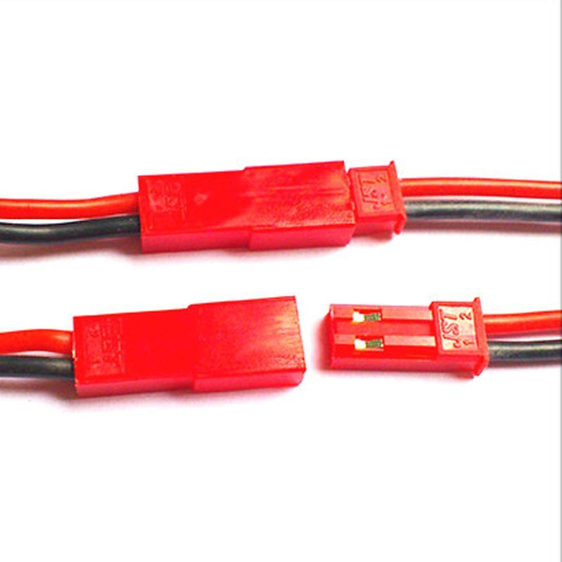 Силовий роз’єм JST (папа+мама) з дротами 10см copy (світлина #3)